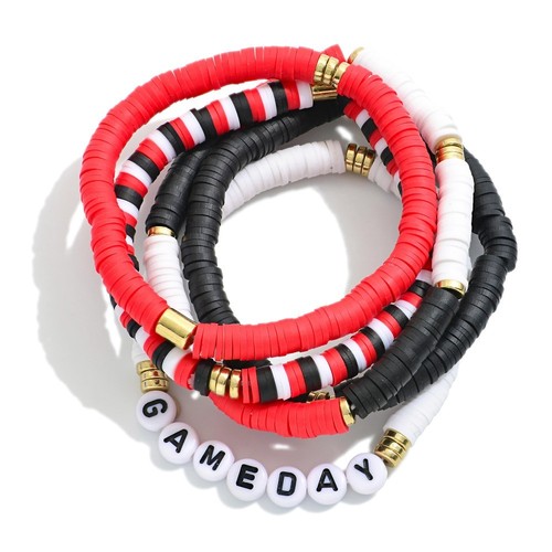 Bracciali rosso nero georgia - bracciali,