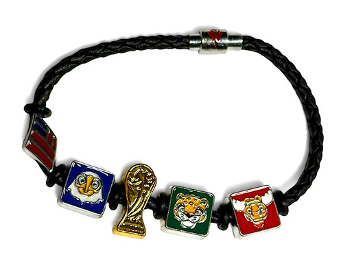 Bracciale charm fifa world - bracciale,
