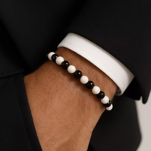 Bracciale perle bianco - perle,