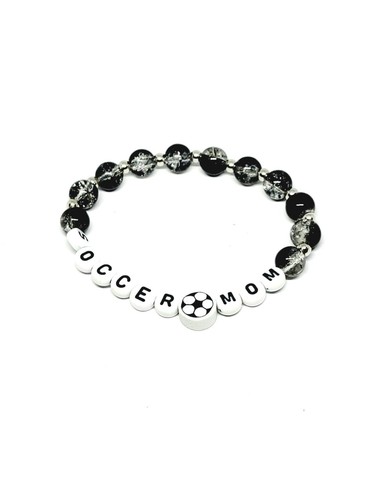 Bracciale elastico con perline