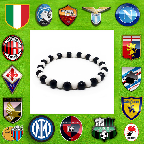 Bracciale perle 6mm squadra - 6mm,