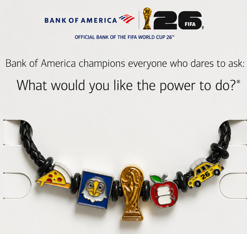 Bracciale charm bank - bank, of