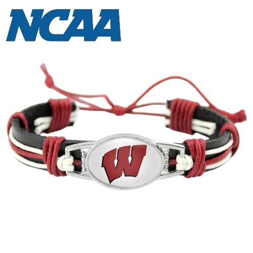 Bracciale charm wisconsin - bracciale,